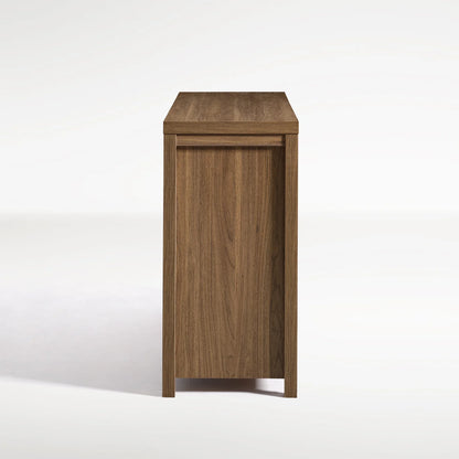 ARKANTOS Wooden 6 Drawer Double Dressers, Wide Chests of Drawers for Bedroom, Natural Oak