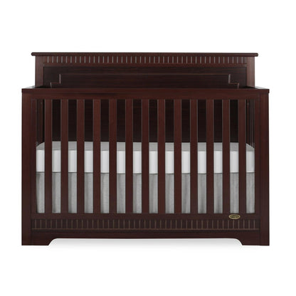 Dream On Me Morgan 5-in-1 Convertible Crib. Cherry