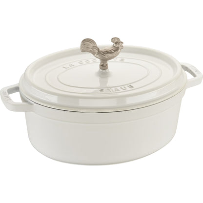 Staub Cast Iron 5.75-qt Coq au Vin Cocotte - Graphite Grey