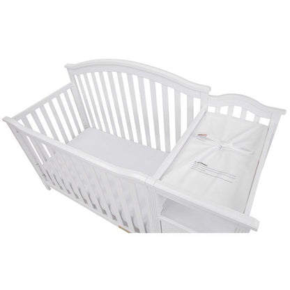 AFG Baby Furniture Kali 4-in-1 Convertible Crib and Changer White