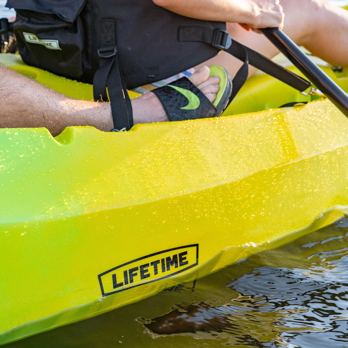Lifetime Manta 10 ft Tandem Kayak, Yellow, Lime (91071)