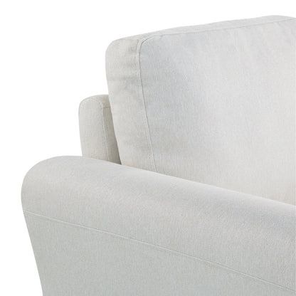 Lifestyle Solutions Alexa Sofa with Rolled Arms, Gray Fabric