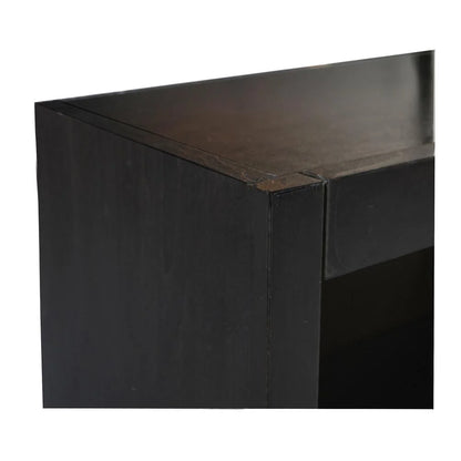 Concepts in Wood 12 Shelf Double Wide Wood Bookcase, 84 inch Tall - Oak Finish