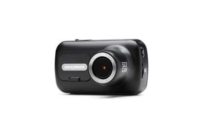 Nextbase 322GW Dash Cam, Black, 2.5" HD IPS, 1080p, Wi-Fi, GPS, Bluetooth, 1 Pack