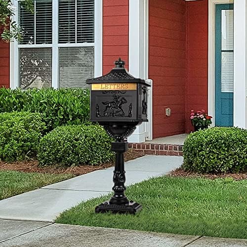 Mailbox Cast Aluminum Bronze Mail Box Postal Box Security Heavy Duty New