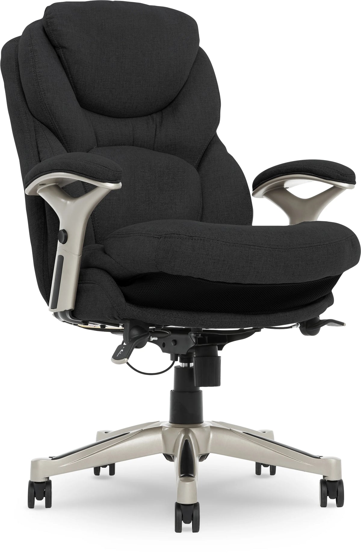 Serta Back in Motion Technology Fabric Executive Office Chair, Light Gray
