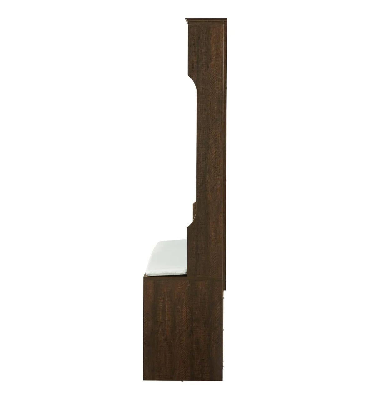 Entryway Hall Tree with Storage Bench, Wooden Coat Rack with Sponge Pad and 4 Dual Hooks, Storage Shelf Organizer with 2-Door Cabinet for Entryway, Bedroom, Easy to Assemble