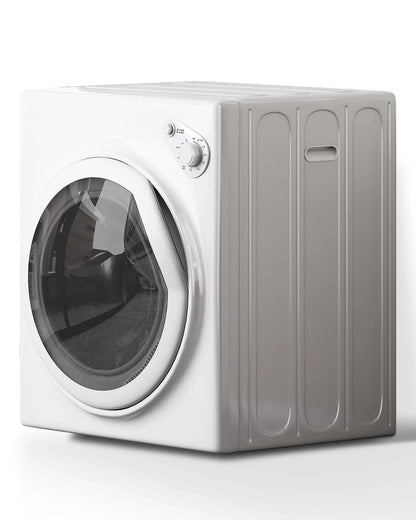 TABU Washer and Dryer Set, 19LBS Fully Automatic Washing Machine & 8.8LBS Clothes Dryer (White&White)