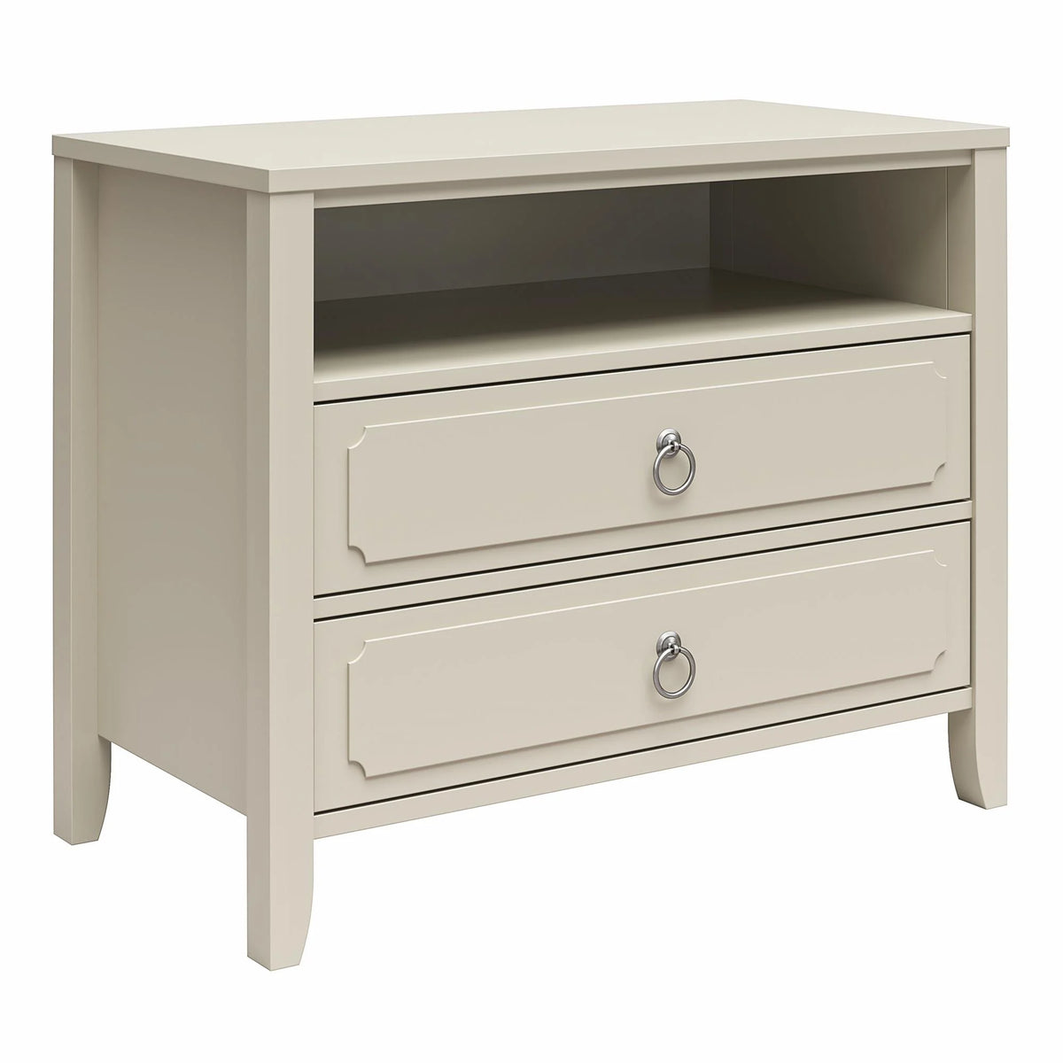 Her Majesty 2 Drawer Nightstand, Mustard Yellow