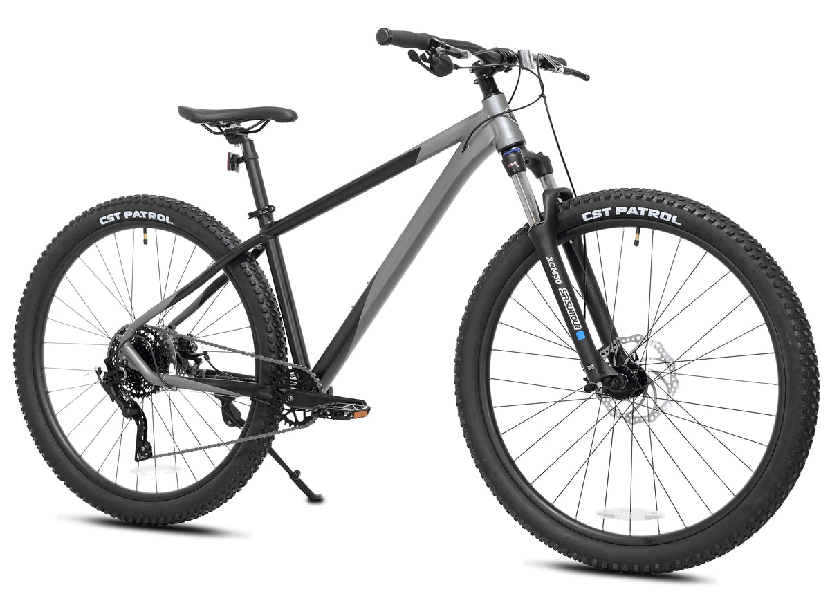 Kent Bicycles 29" Men's Trouvaille Mountain Bike Large, Black and Taupe