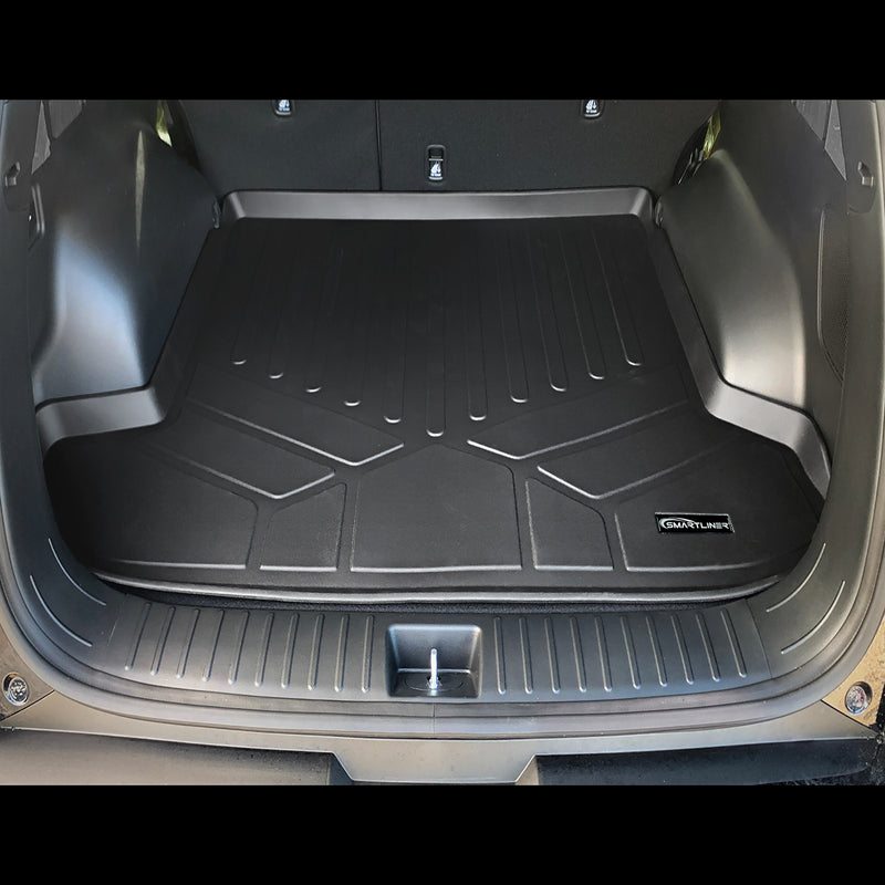 SMARTLINER All Weather Custom Fit Black 2 Row Floor Mats and Cargo Liner Set Compatible With 2022-2025 Hyundai Tucson (Only Fits with Optional Bose Premium Audio System. Does Not Fit PHEV Models)