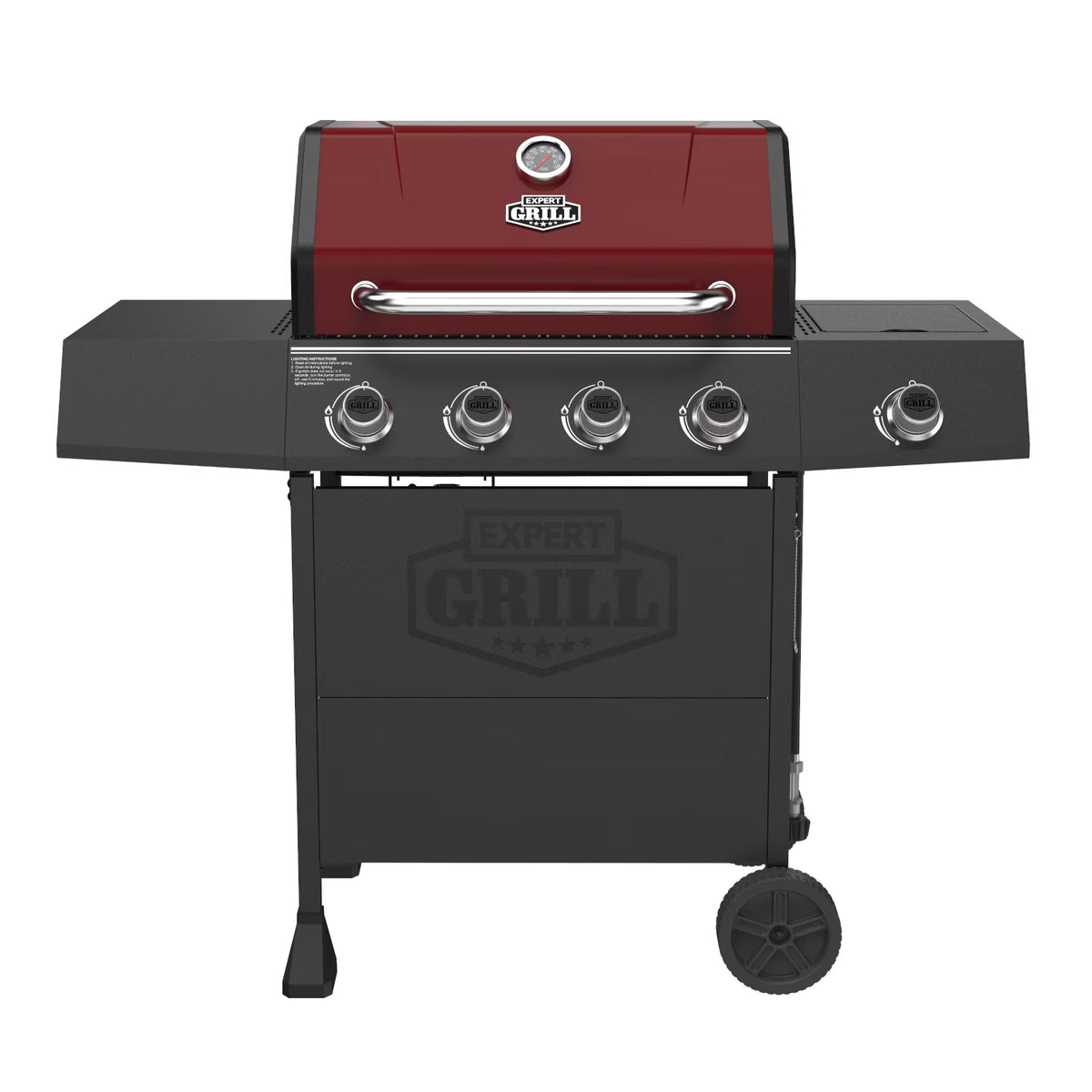 Expert Grill 4 Burner with Side Burner Propane Gas Grill in Blue