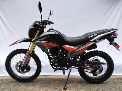 RPS Hawk DLX 250 cc EFI Fuel Injection Enduro Dirtbike gas Bike Hawk EFI Deluxe Gas Motorcycle - Choose your color