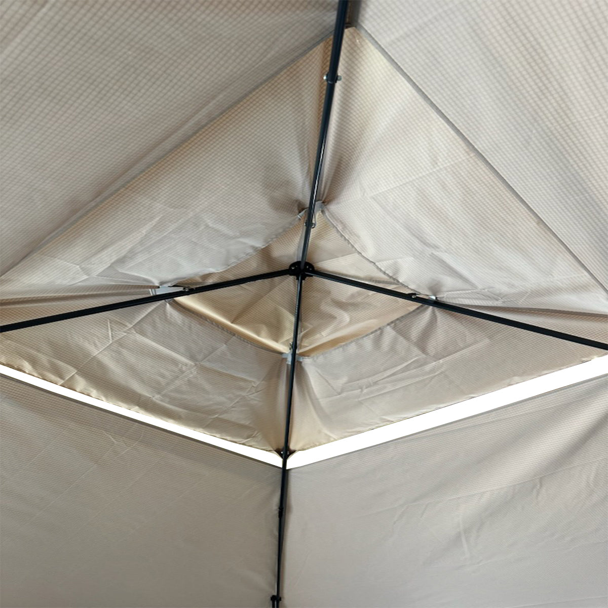 Garden Winds Custom Fit Replacement Canopy Top Cover Compatible with The Quick Quik Shade Summit Triple Tier 10x10 Tent - Upgraded Performance RIPLOCK 350 Fabric…