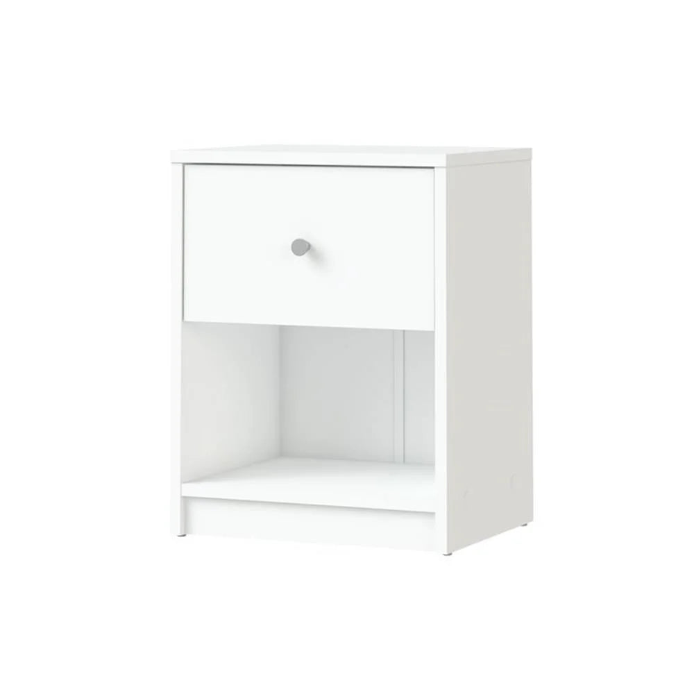 Home Square 4 Piece Bedroom Set With Dresser, Chest and 2 Nightstands in White