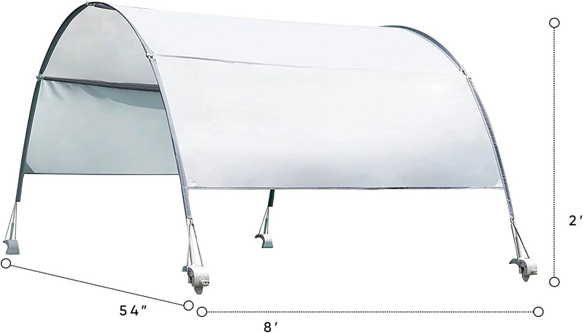 Intex 18Ft x 52In Ultra XTR Rectangular Frame Swimming Pool Kit with Canopy