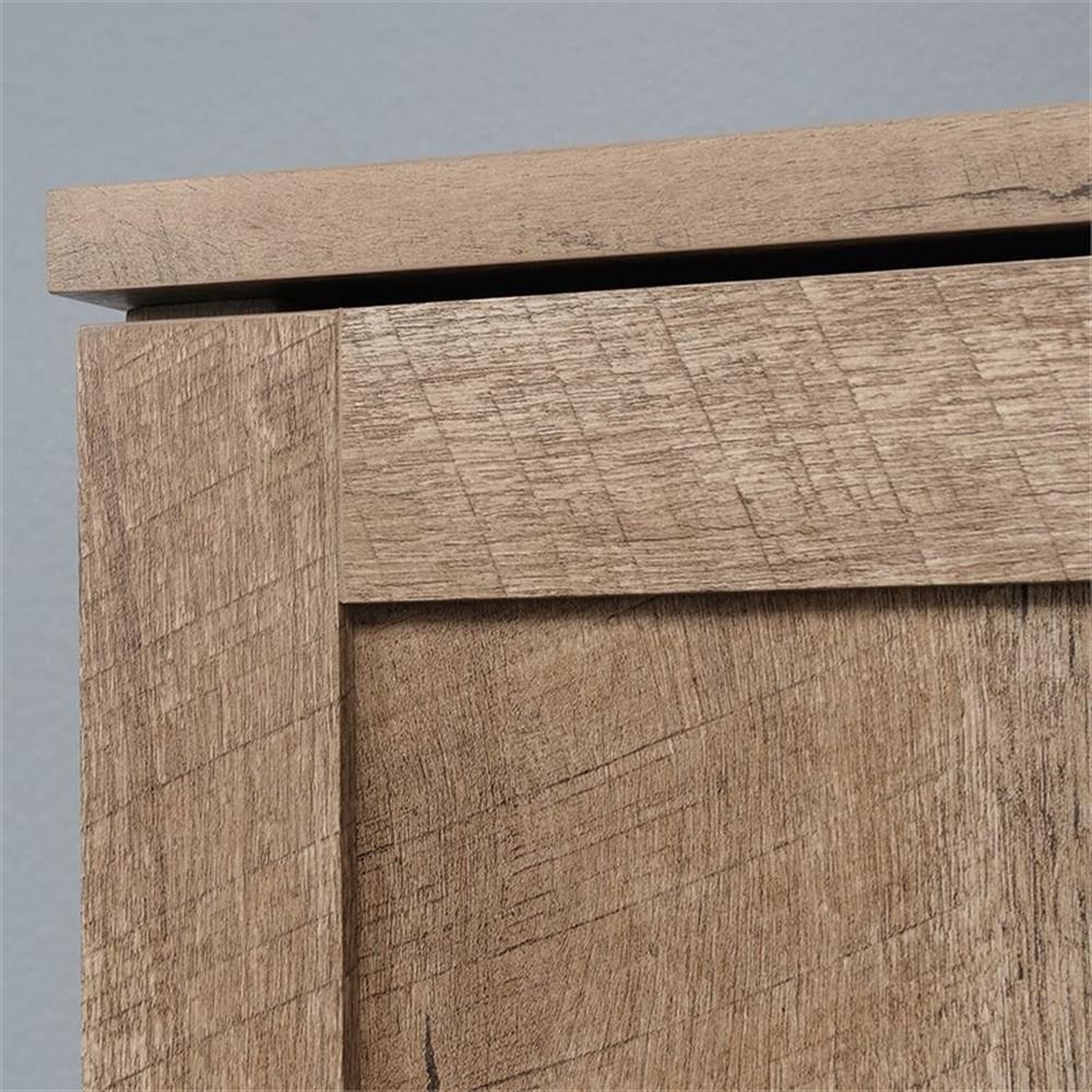 Pemberly Row Contemporary Engineered Wood Pantry in White Finish