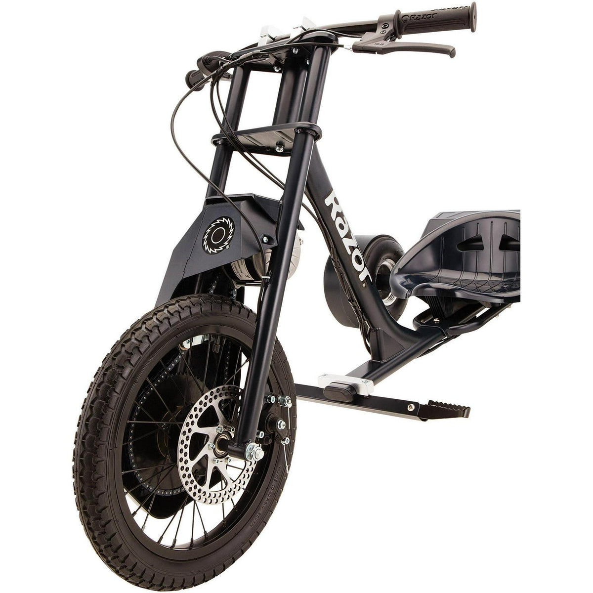 Razor DXT Electric Drift Trike- Black. 36V Powered Ride-On with Adjustable Seat and Variable Speed