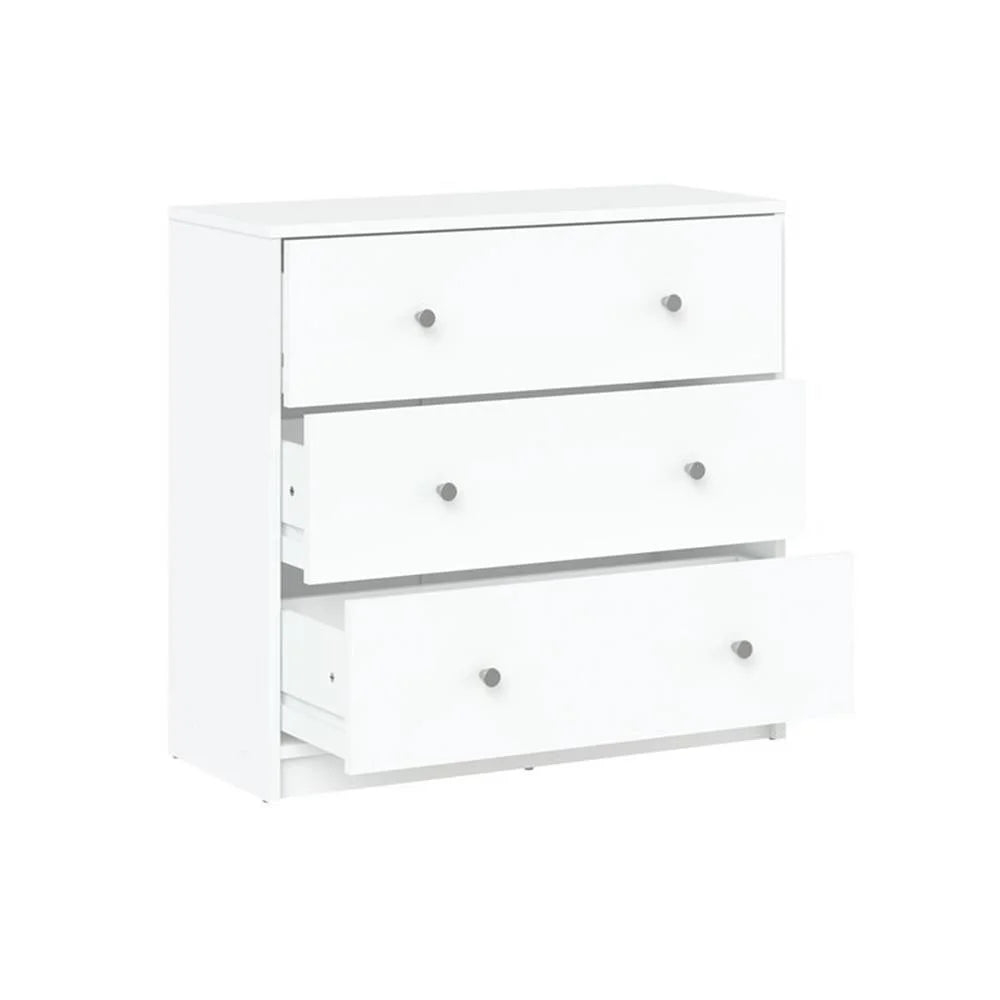 Home Square 4 Piece Bedroom Set With Dresser, Chest and 2 Nightstands in White