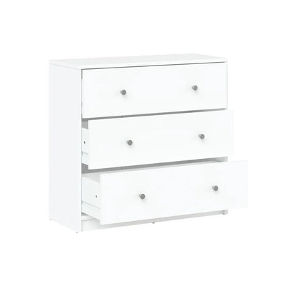 Home Square 4 Piece Bedroom Set With Dresser, Chest and 2 Nightstands in White