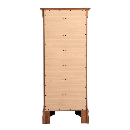 Glory Furniture Louis Phillipe 7 Drawer Lingerie Chest in Cherry