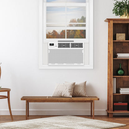 TCL 10,000 BTU Smart Window Air Conditioner, Fan & Dehumidifier, 450 Sq. Ft., Remote Control, Works with Alexa/Google Assistant, Black, W10W92-B4