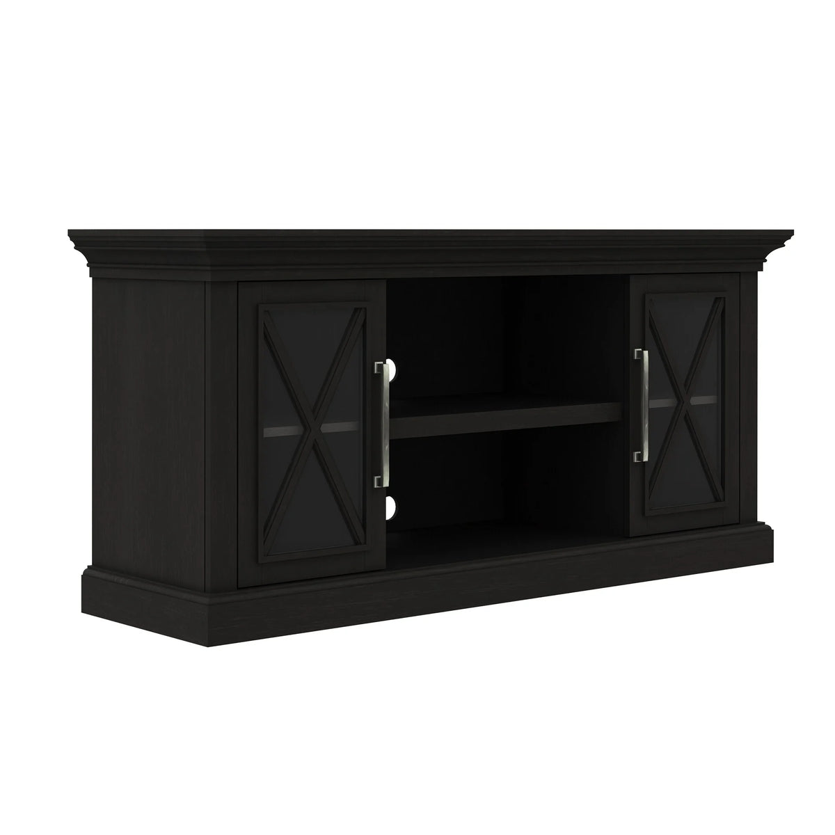Bell'O Cottage Grove TV Stand for TVs up to 65 inches, Black