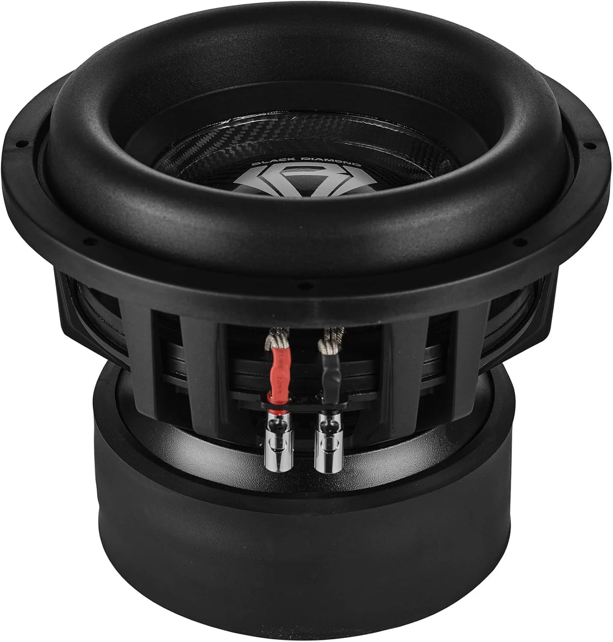 Black Diamond DIA-CARBON15.1D 15" High Excursion Carbon Fiber Subwoofer 3500W RMS - 7000W MAX | 2-Ohm DVC - Competition-Grade Pro Audio Subwoofer for Extreme Bass