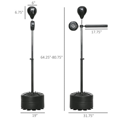 Soozier Speed Bag Boxing Bag Stand Reflex Training Equipment