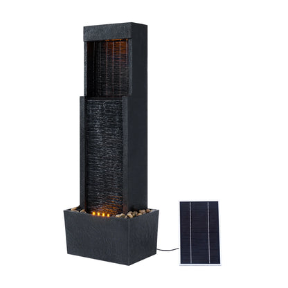 Teamson Home 37.99" Athena Outdoor Solar Powered Water Fountain