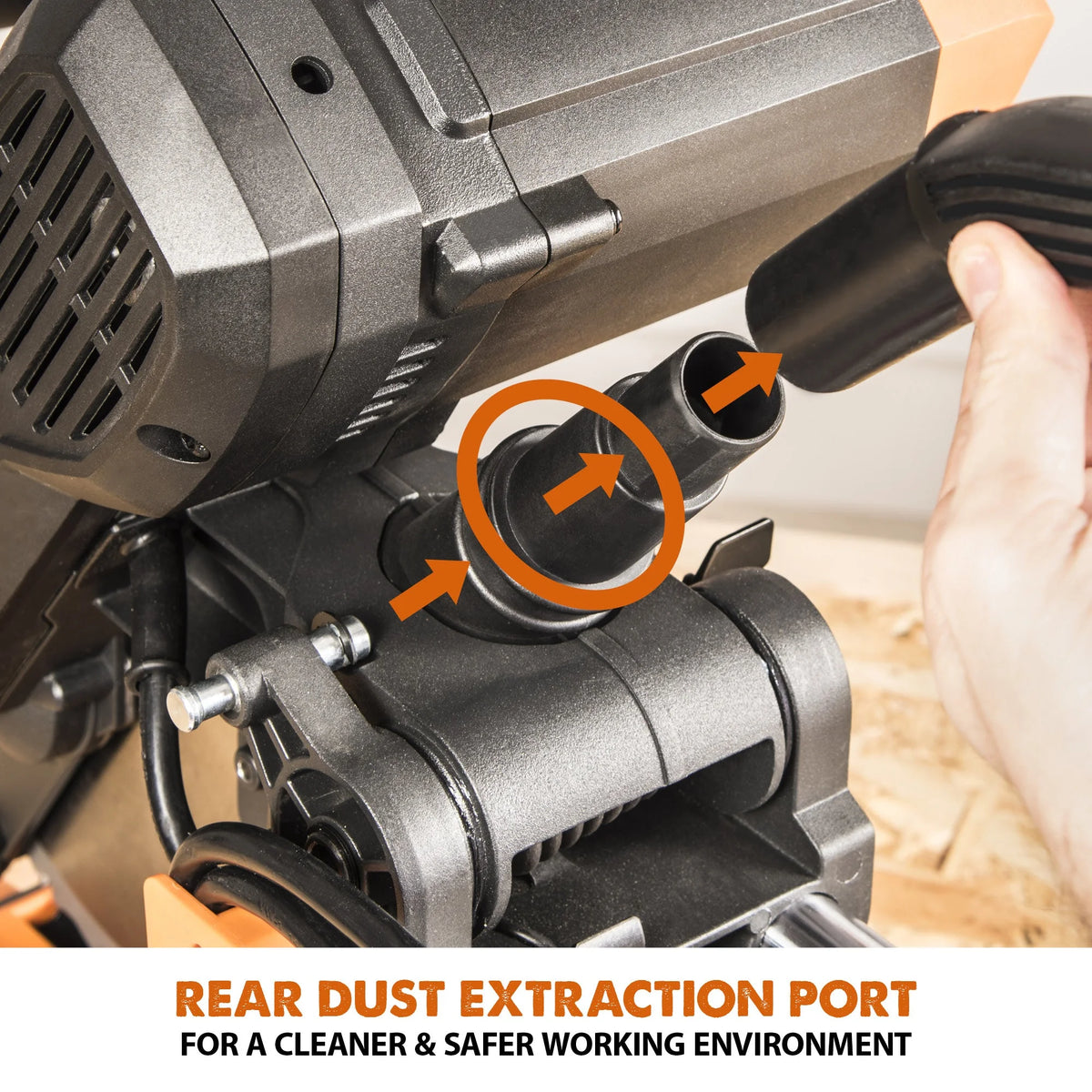 Evolution R255SMS-DB+: Dual Bevel Sliding Miter Saw With 10 in. Multi-Material Cutting Blade