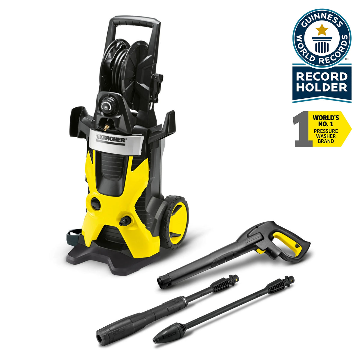 Karcher Pressure Washer, K5 Premium, 1.45 GPM, Hose Reel, 32 ft. Hose - 2000 PSI