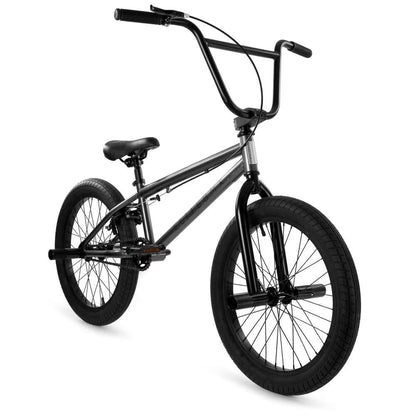 Elite BMX Bicycle 20” Freestyle Bike - Stealth Blue Purple Ideal for Ages 7 to 18 Years