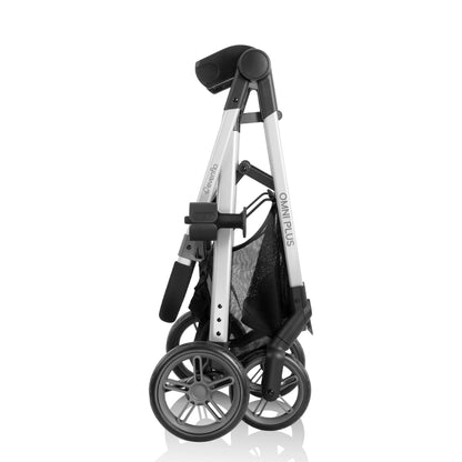 Evenflo Omni Plus Modular Travel System with LiteMax Sport Infant Car Seat, Mylar Gray, Unisex