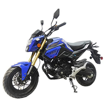 X-Pro Brand New 150cc Gas Motorcycle with 5-Speed Manual Transmission Electric/Kick Start 12" Wheels