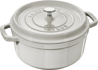 Staub Cast Iron 5.5-qt Round Cocotte - Cherry