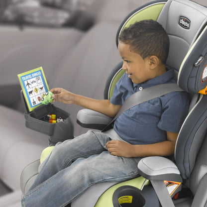Chicco KidFit Zip Plus 2-in-1 Belt Positioning Booster Car Seat - Taurus (Black/Grey). New
