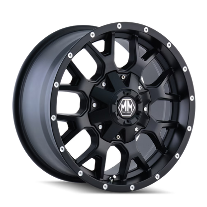 Mayhem Warrior-8015 20X9 6X135/6X139.7 18Et 106Cb Matte Black