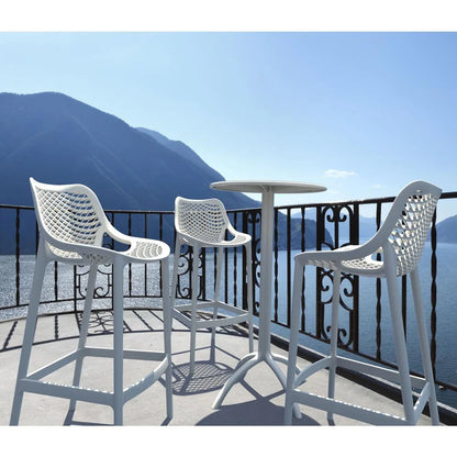 Compamia Air Patio Bar Stool in Black