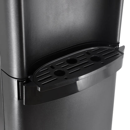 MegaChef Stainless Steel Bottom Load Hot and Cold Water Dispenser 5 Gallon Water Cooler