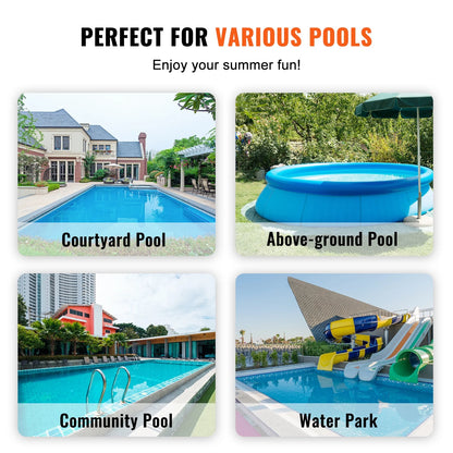 KFFKFF 12" Sand Filter Pump, 3000 GPH with 1/2 HP Pool Pump for Above Ground Pools & SPA System, 110V Swimming Pool Pump with Filter Basket, 6-Way Multi-Port Valve & Timing function