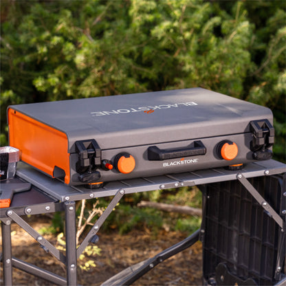 Blackstone Adventure Ready 20��x14�� 2-Burner Propane Camping Griddle with Latching Hood and Handle