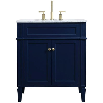 Elegant Kitchen and Bath 30 inch Single bathroom vanity in Grey