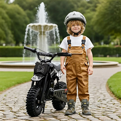 TOXOZERS Dirt Bike for Kids,Gas-Powered Mini Pit Bike with 13 Inch Knobby Tires,25 MPH,Rear Disc Brake,Supports up to 175 lbs,Begin-ner Off Road Motorcycle for Boys Girls,Blue