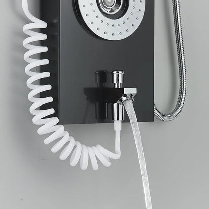 Shower Panel Tower System LED Rain&Waterfall Massage Jet Sprayer Stainless Steel