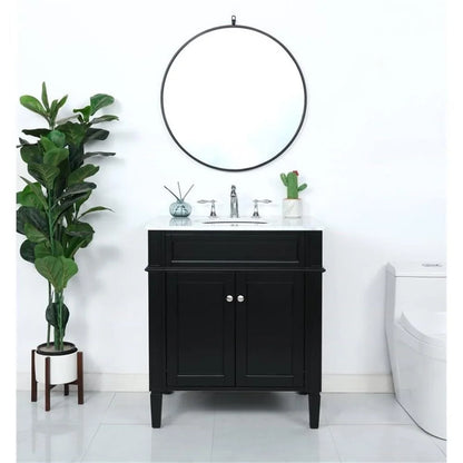 Elegant Kitchen and Bath 30 inch Single bathroom vanity in Grey