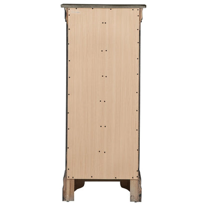 Glory Furniture Louis Phillipe 7 Drawer Lingerie Chest in Cherry