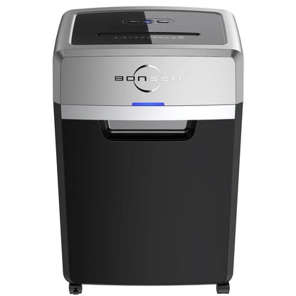 Bonsen 24 Sheet Heavy Duty Cross Cut Shredder for Office | Commercial Shredder with 9 Gallons Bin