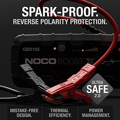 NOCO Boost X GBX155: 4250A 12V UltraSafe Portable Lithium Jump Starter