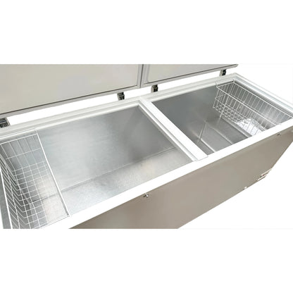 35 Cu.Ft. Chest Freezer, Deep Freezer Commercial Chest Freezer 89 in.